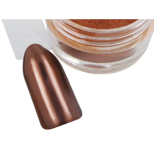 Bronze Chrome Pigment Powder   Naio Nails
