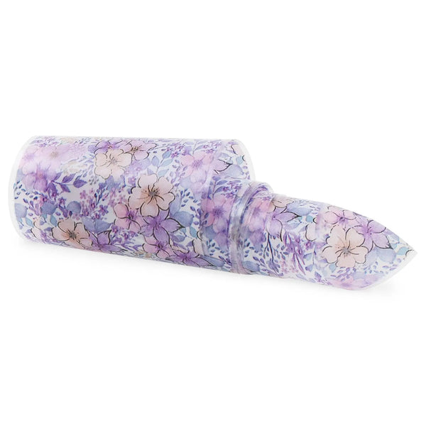 NF-046 Pastel Painted Flowers - Transfer Foil Strip   Naio Nails
