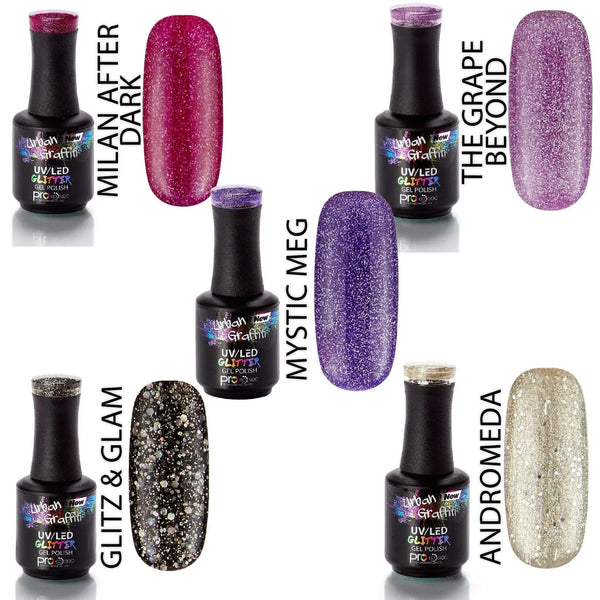Holografisk Glitter Gel Nagellack Kollektion