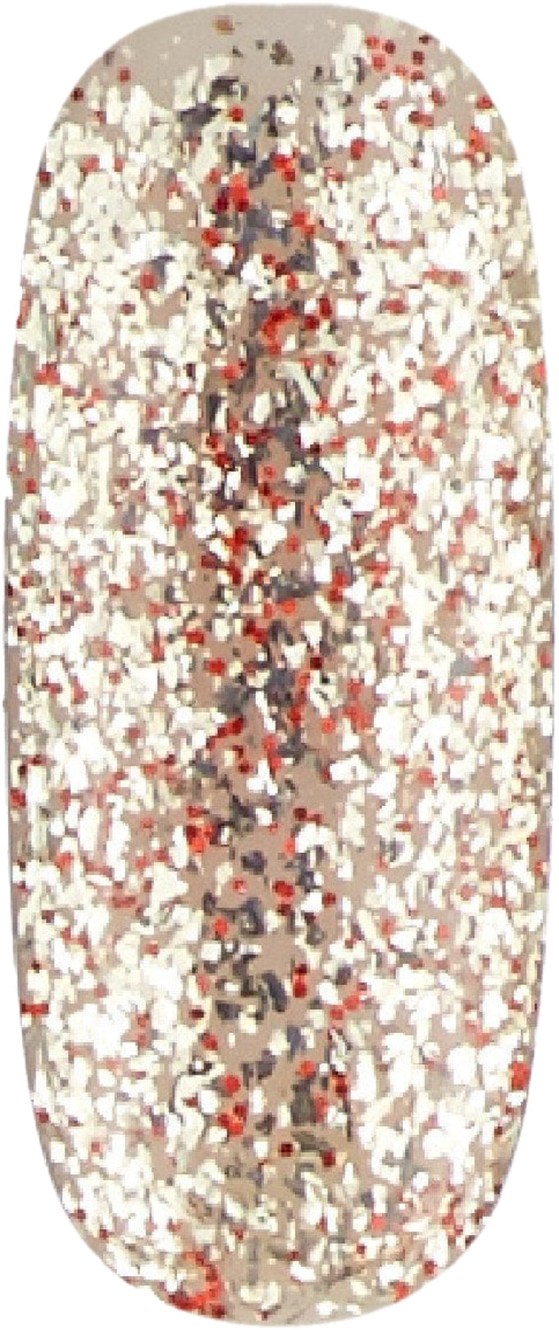 Tinsel Town - UGGP-A0913 Urban Graffiti Guld och Röd Glitter Gel Nagellack 15ml