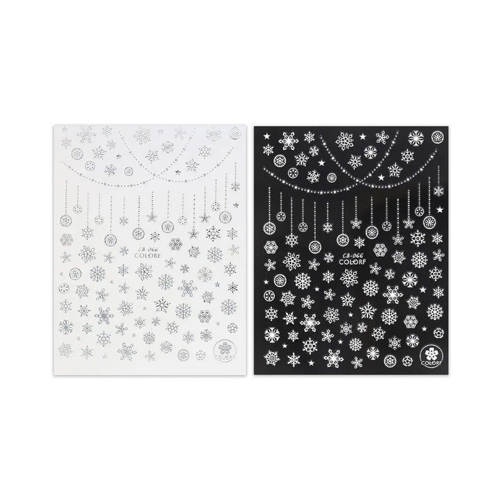 Christmas Sticker - Snowflake Selection 3   Naio Nails