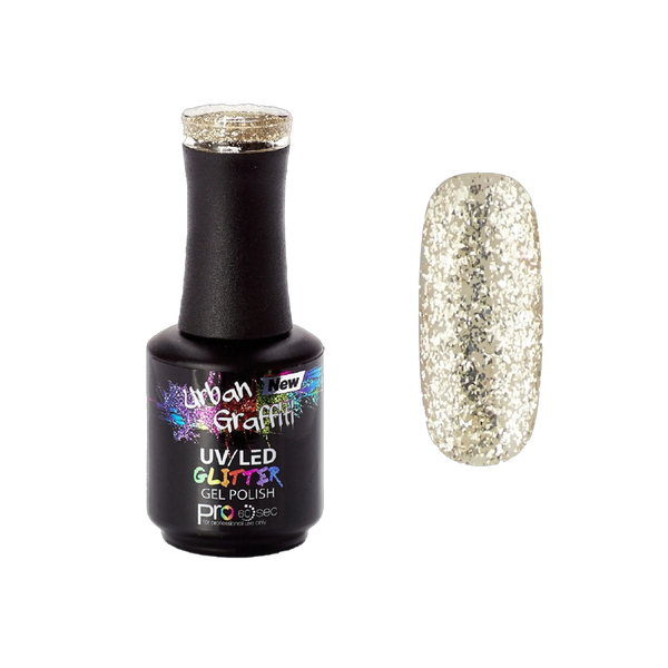 Midas Touch - Gold Glitter Gel Polish Urban Graffiti 