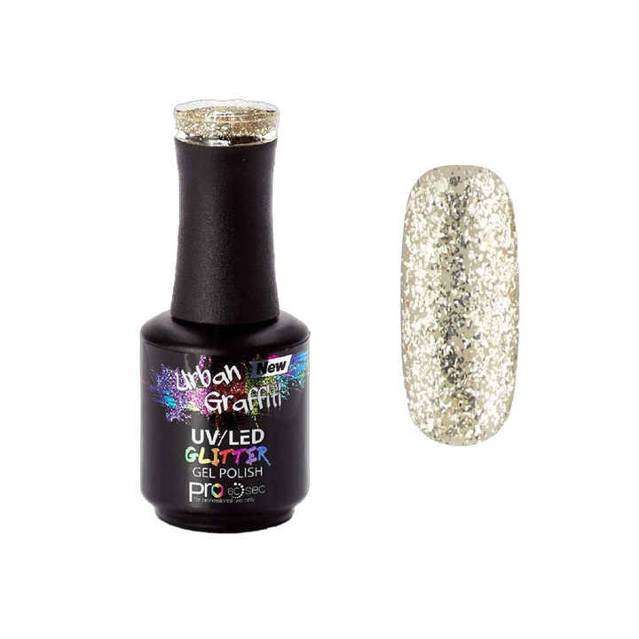 Midas Touch - Gold Glitter Gel Polish Urban Graffiti 
